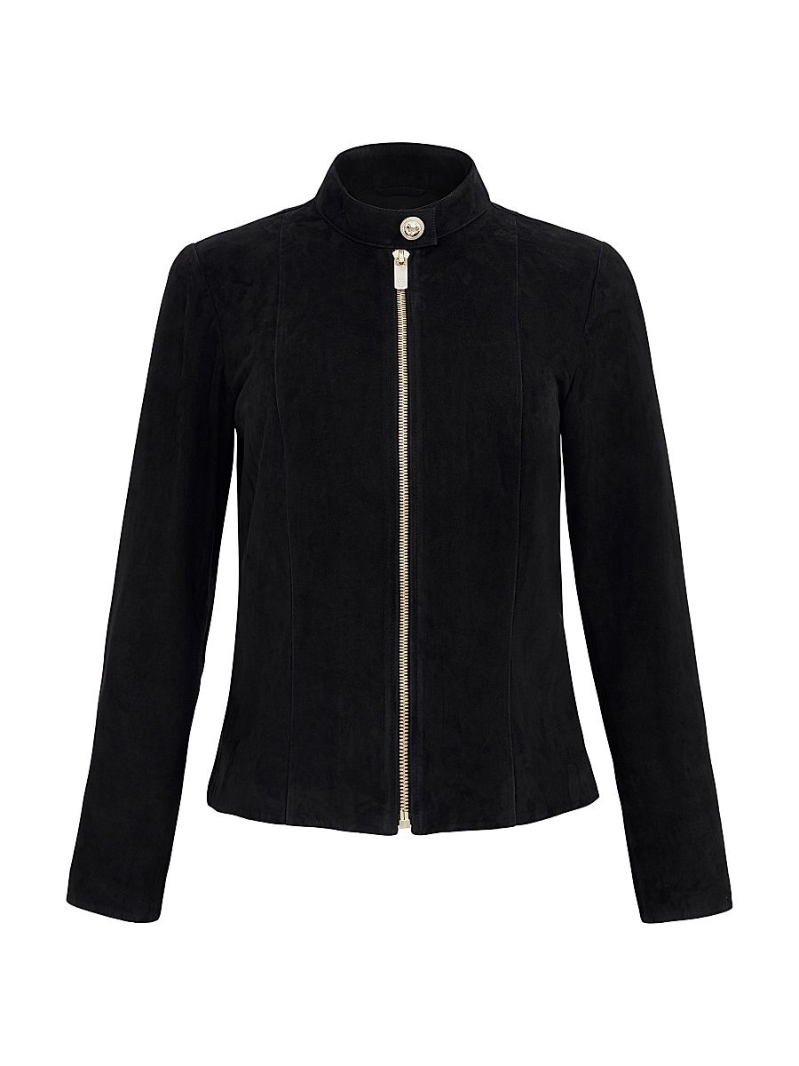 Women's Select Metis Suede Zip Jacket - Black - Size XL