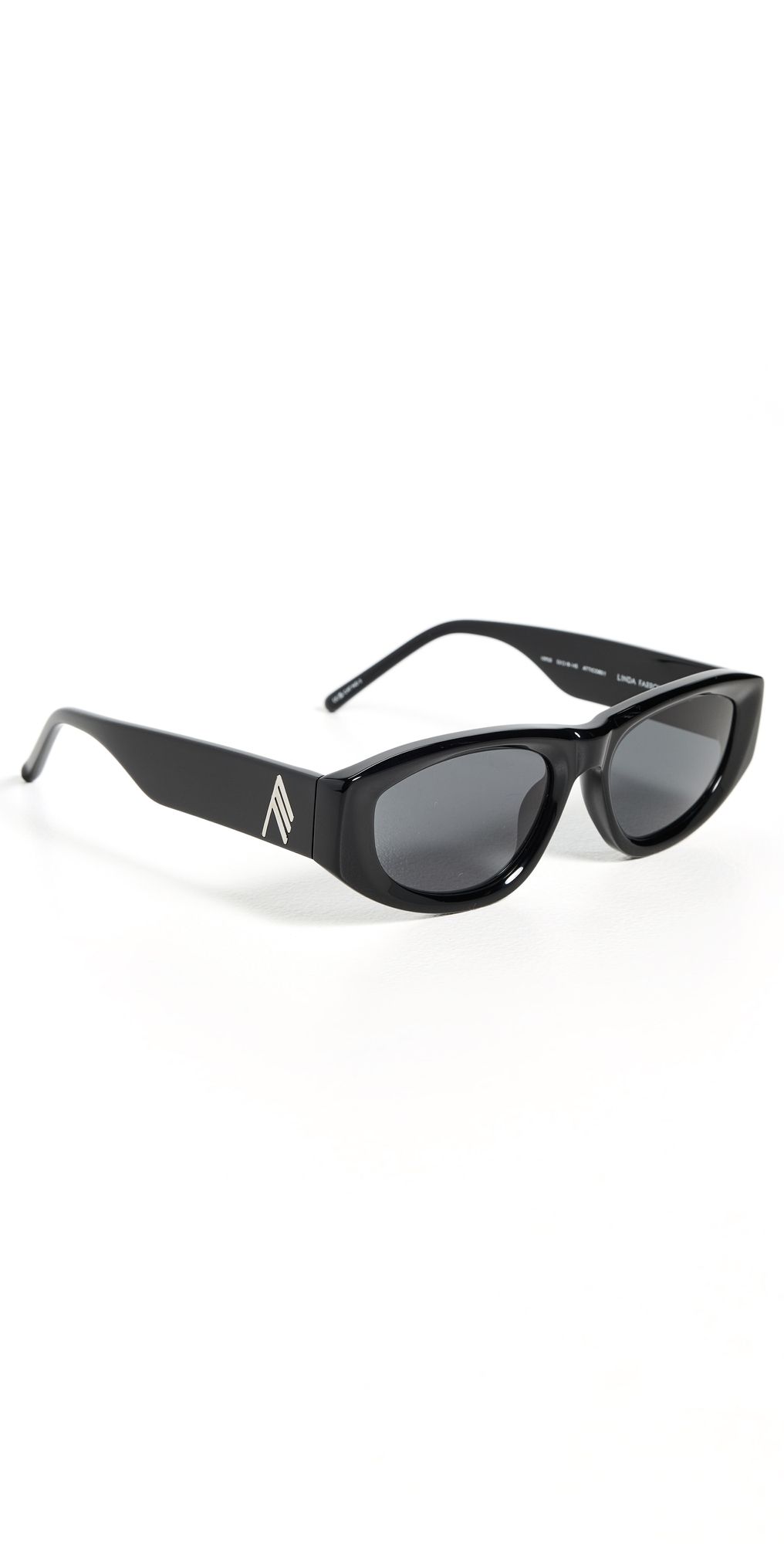 The Attico Attico80 Sunglasses Black/Silver/Grey One Size