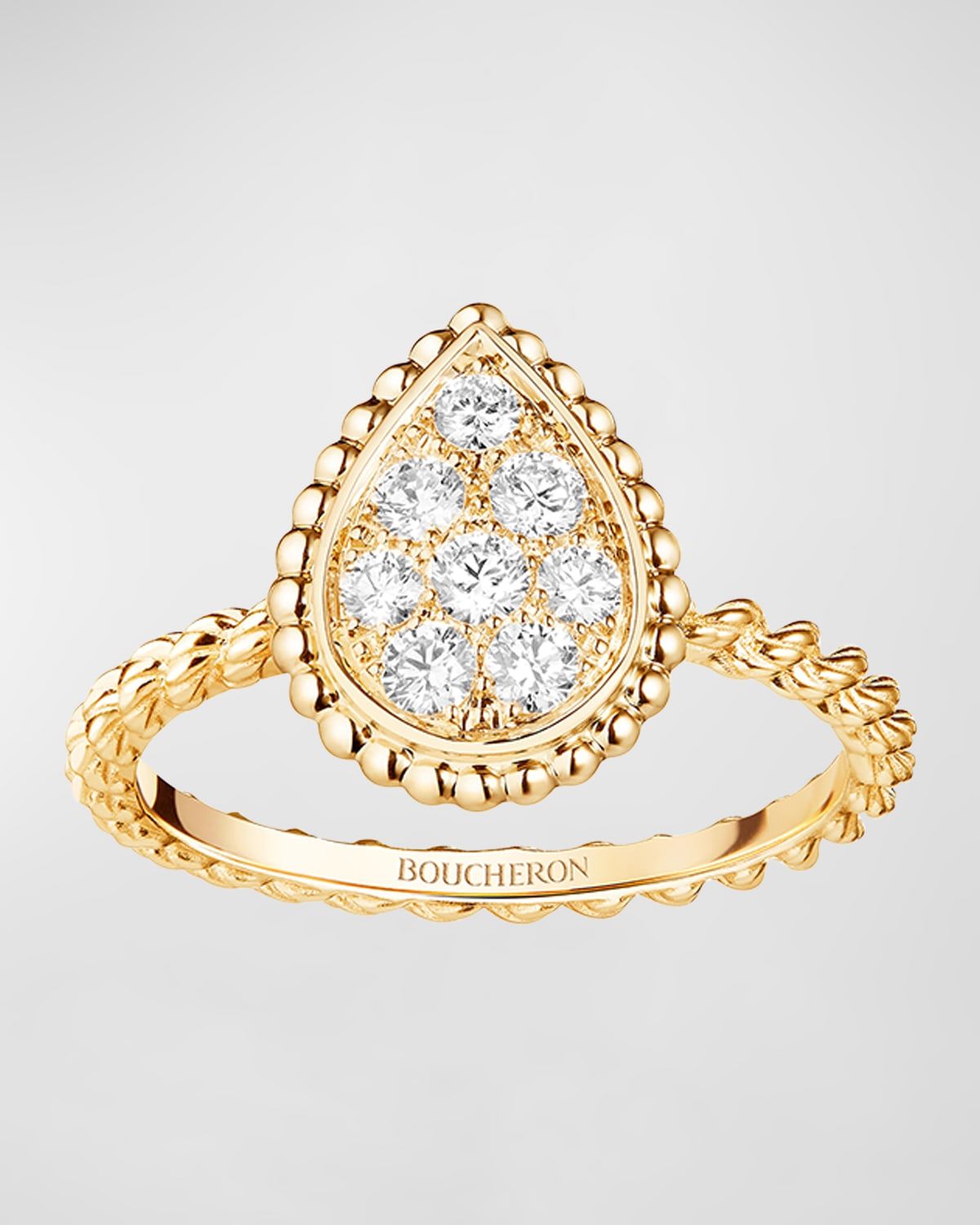 Serpent Boheme 18K Yellow Gold Diamond Ring