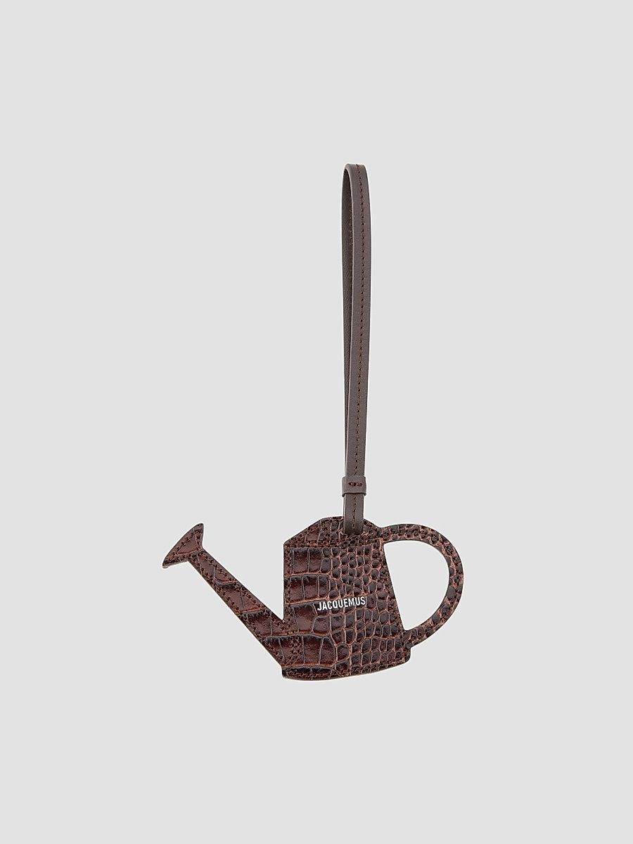 Jacquemus Women's L'Arrosoir Leather Bag Charm - Dark Brown