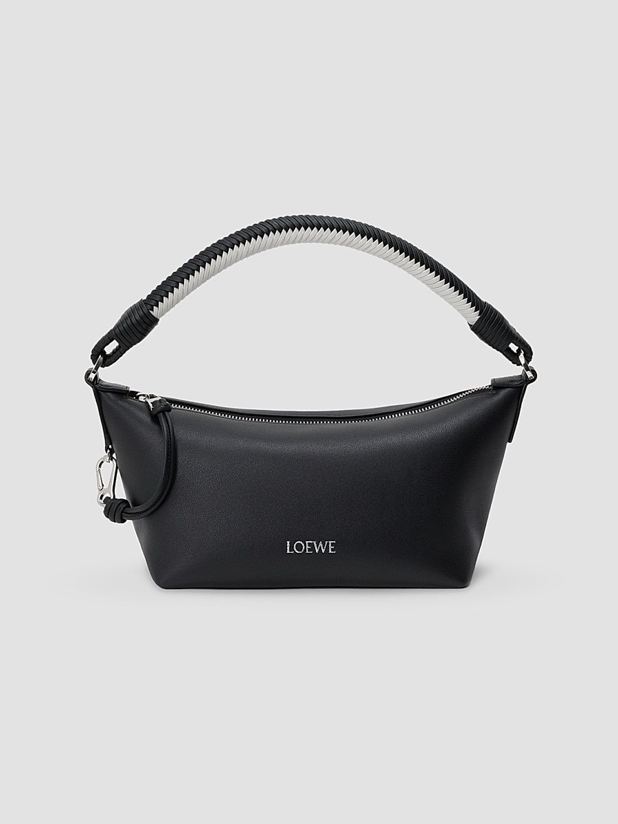 Women's Cala Leather Top Handle Bag - Black Soft White
