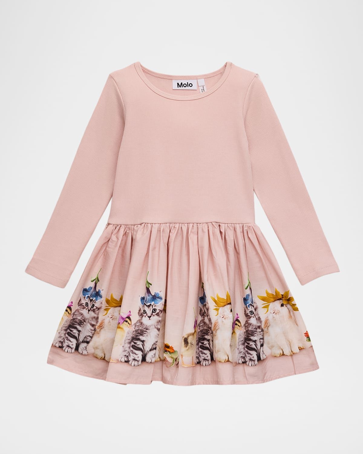 Girl & apos;s Candi Long-Sleeve Organic Cotton Dress, Size 6M-2