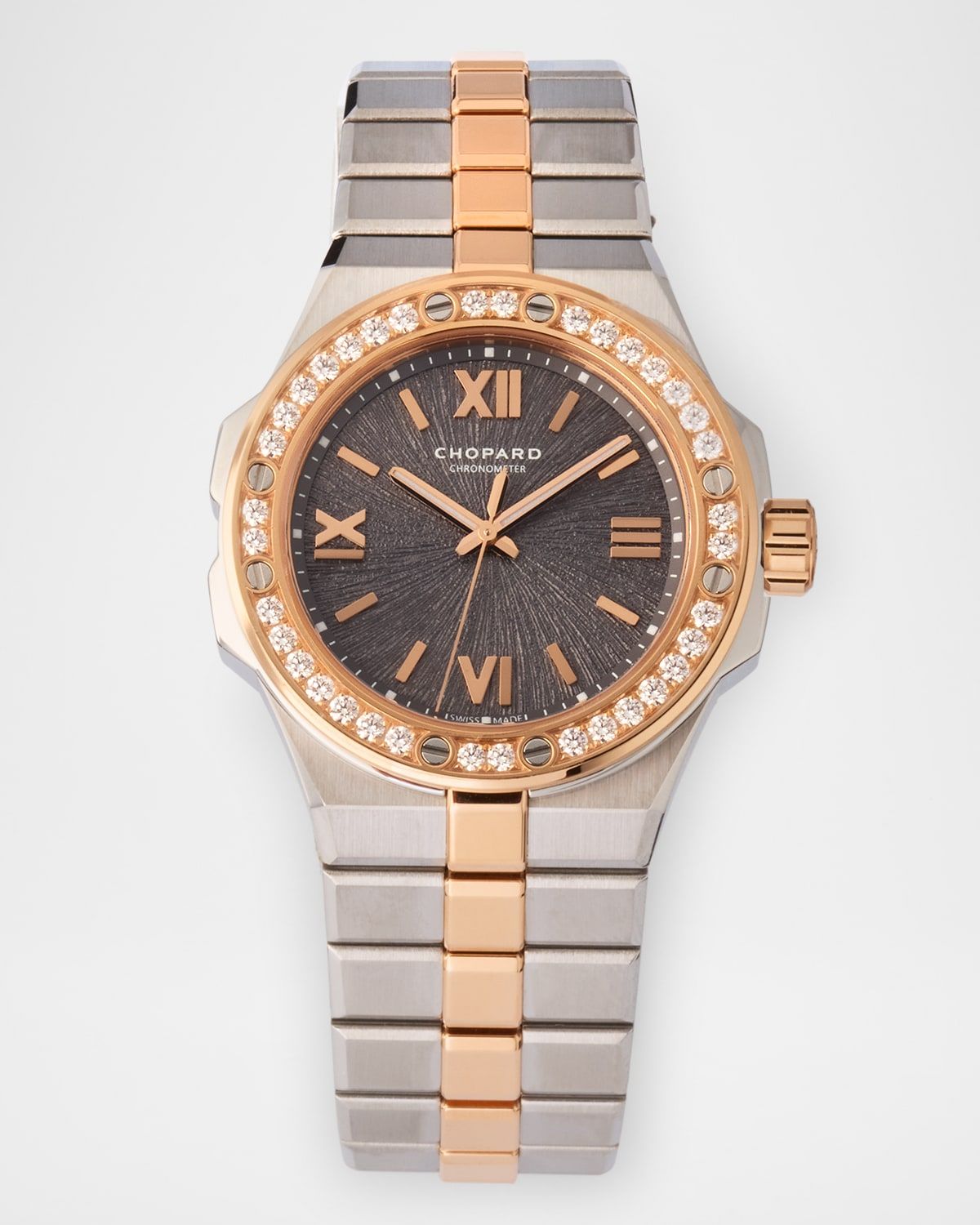 Alpine Eagle 33mm Two-Tone Diamond Bezel Watch