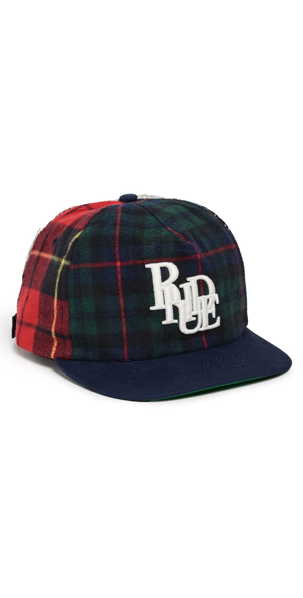 Rhude Multi-Flannel Scramble Logo Hat Multi/White One Size