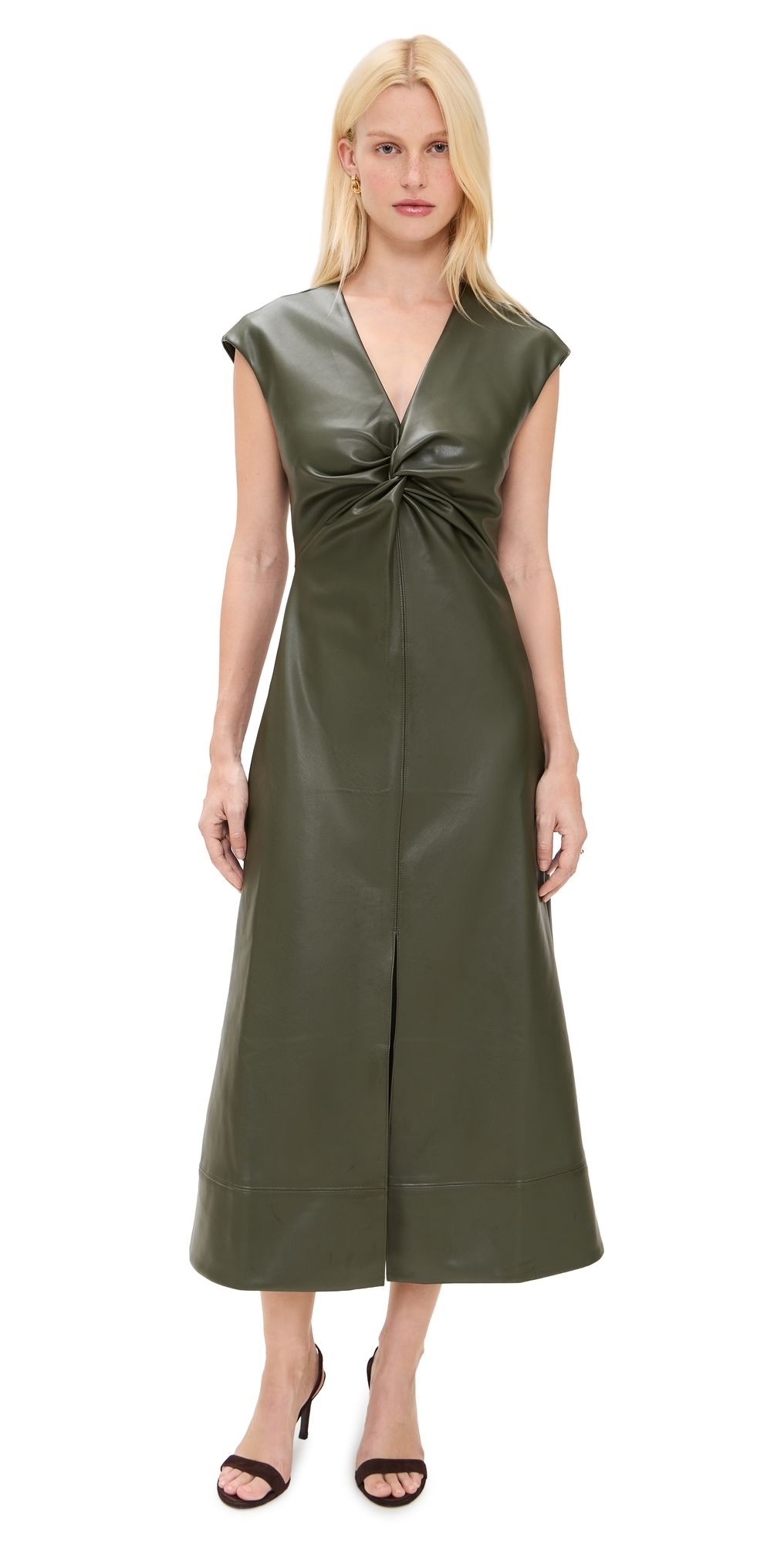 Tanya Taylor Tracy Dress Army 0