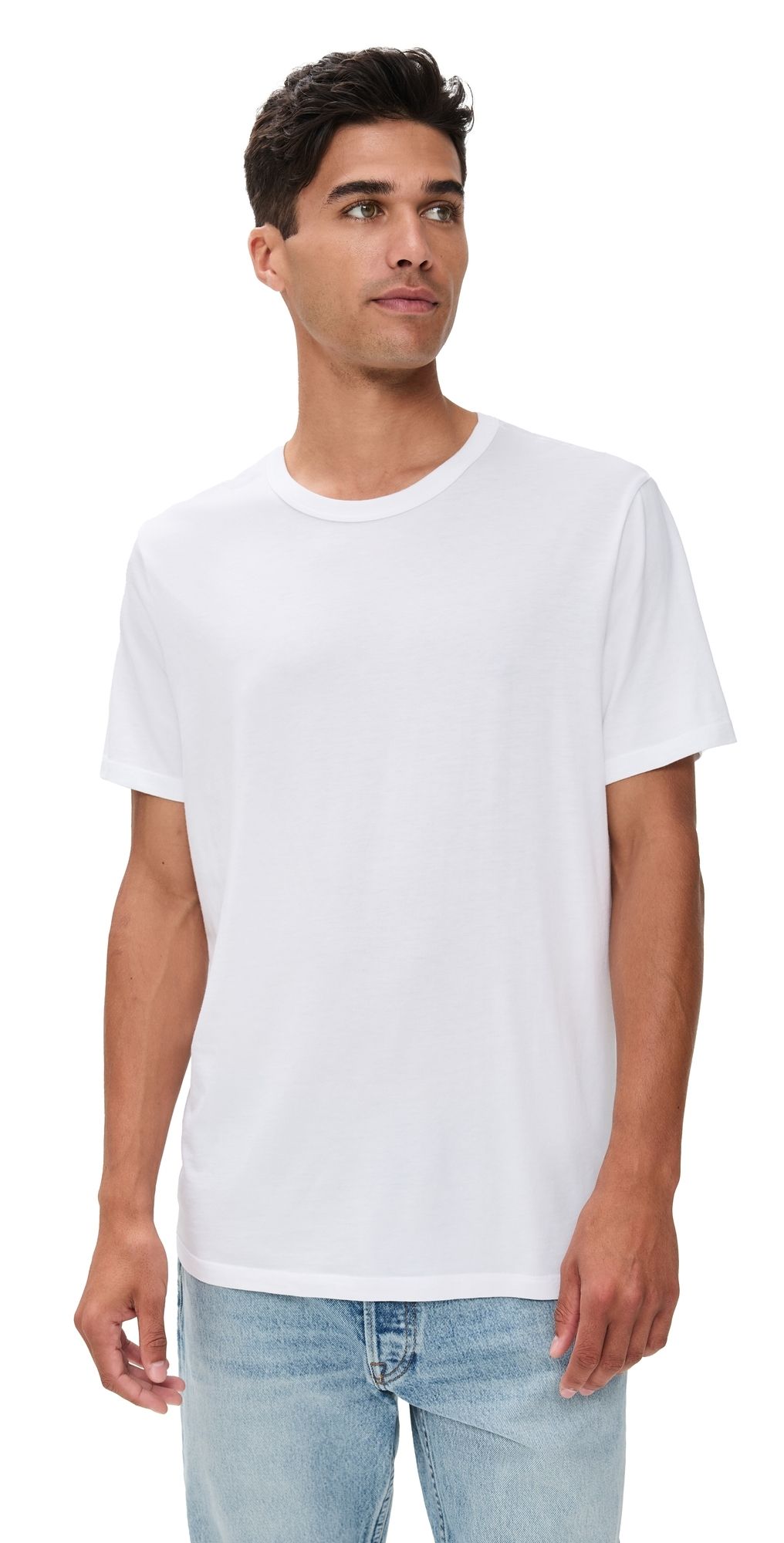 Marine Layer Signature Crew Tee Pure White M
