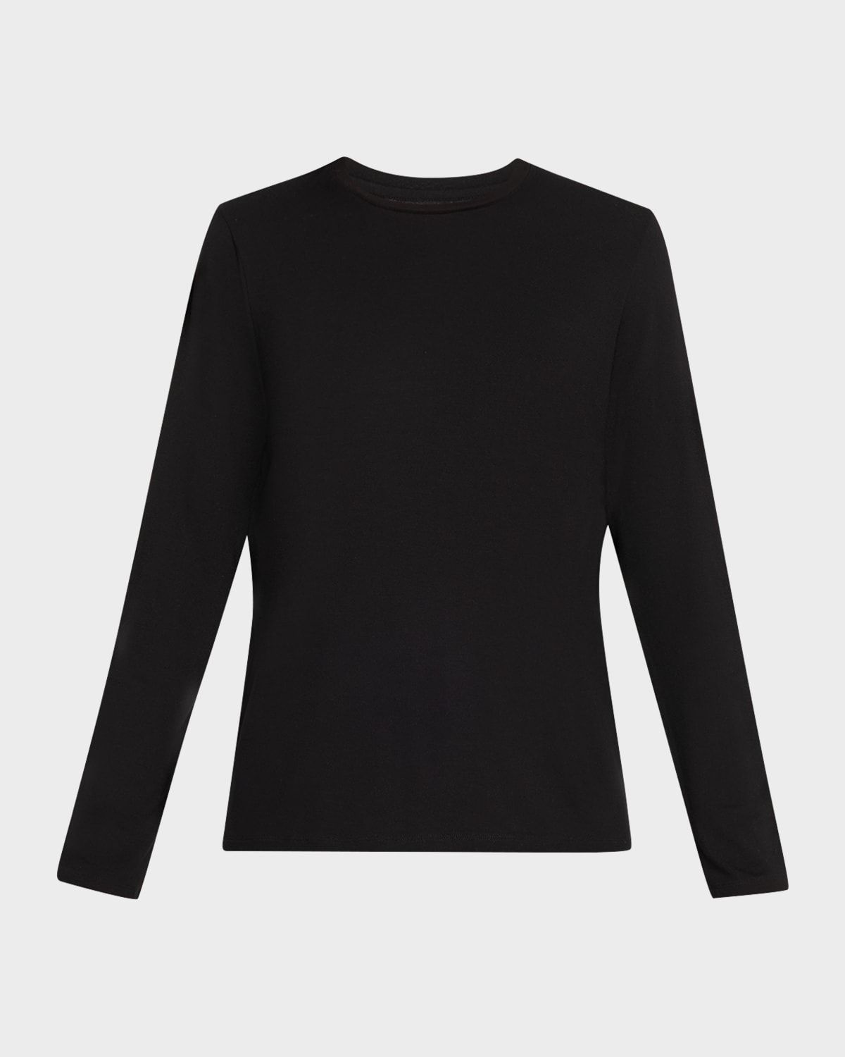 Soft Touch Crewneck Tee w/ Side Slits