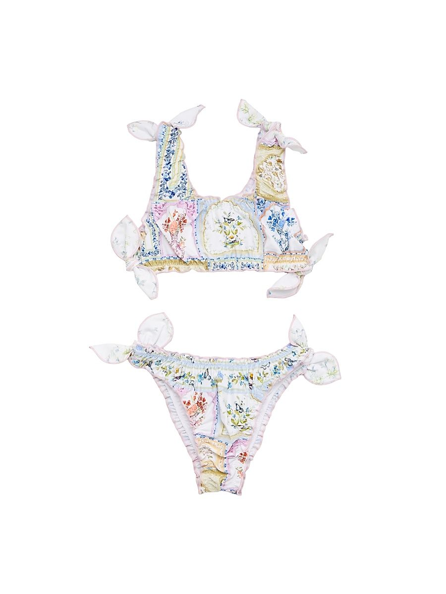 Little Girl's & Girl's Bow Bikini - Botanical Ballads - Size 8