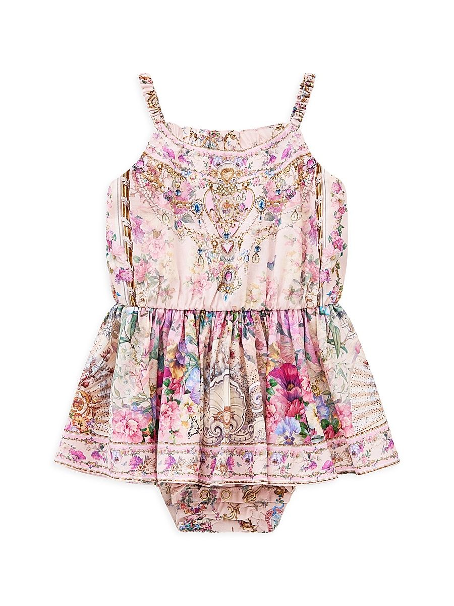 Baby Girl's Ornate Floral Jumpdress - Casa De Fieras - Size 2