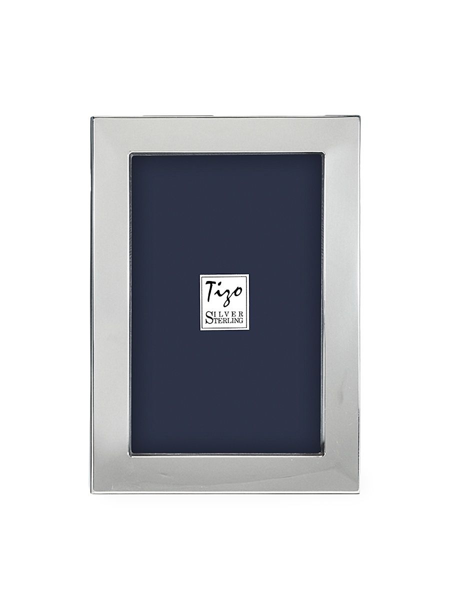 Sterling Silver Luxe Flat Frame - Silver - Size 8 x 10