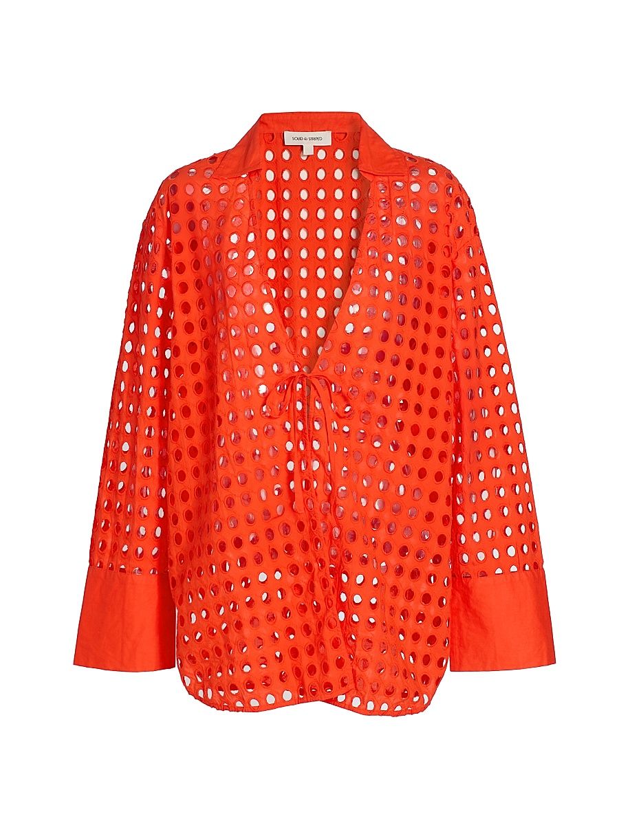 Women's The Jaclyn Tunic - Habanero - Size Large