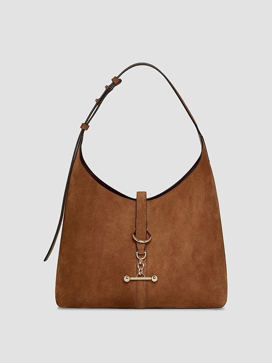 Women's Kite Suede Hobo Bag - Tan