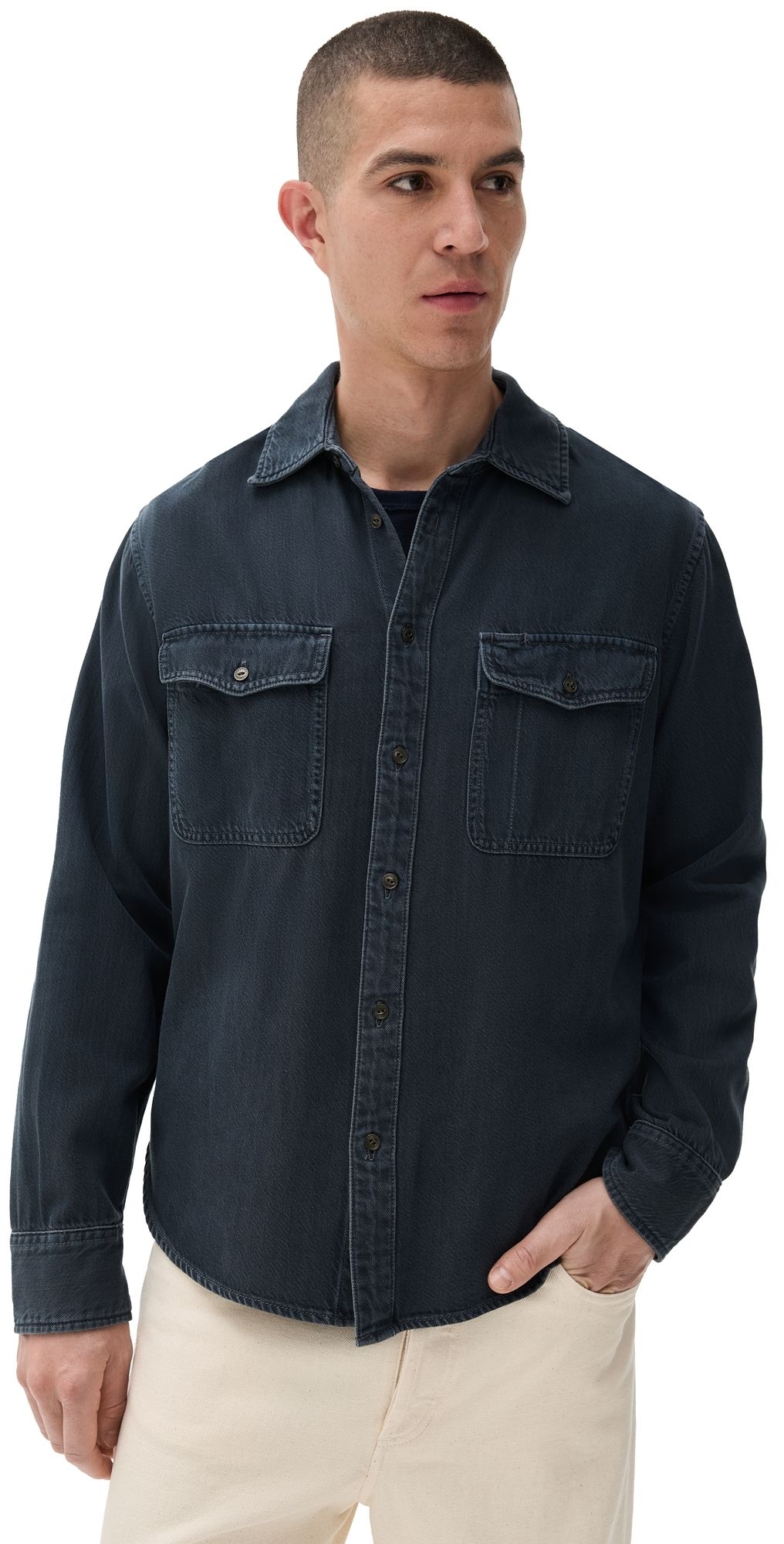 rag & bone Denim Engineered Jack Shirt Minna XXL