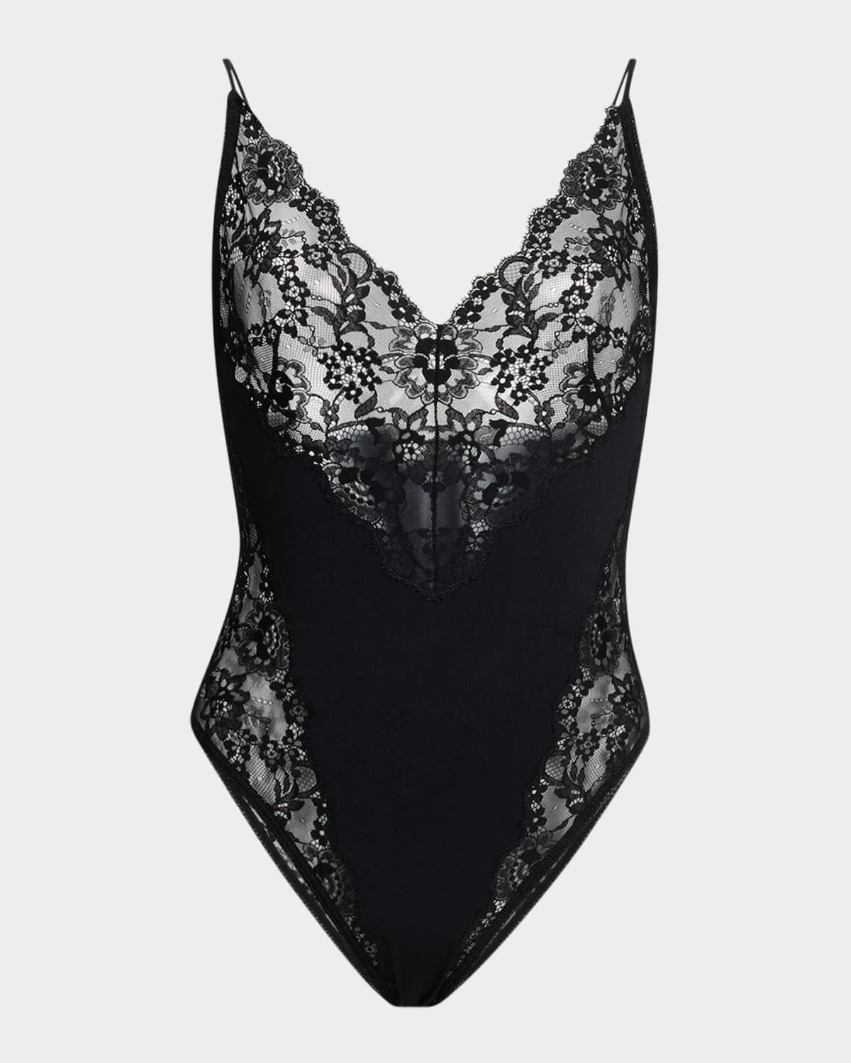 Lace V-Neck Bodysuit