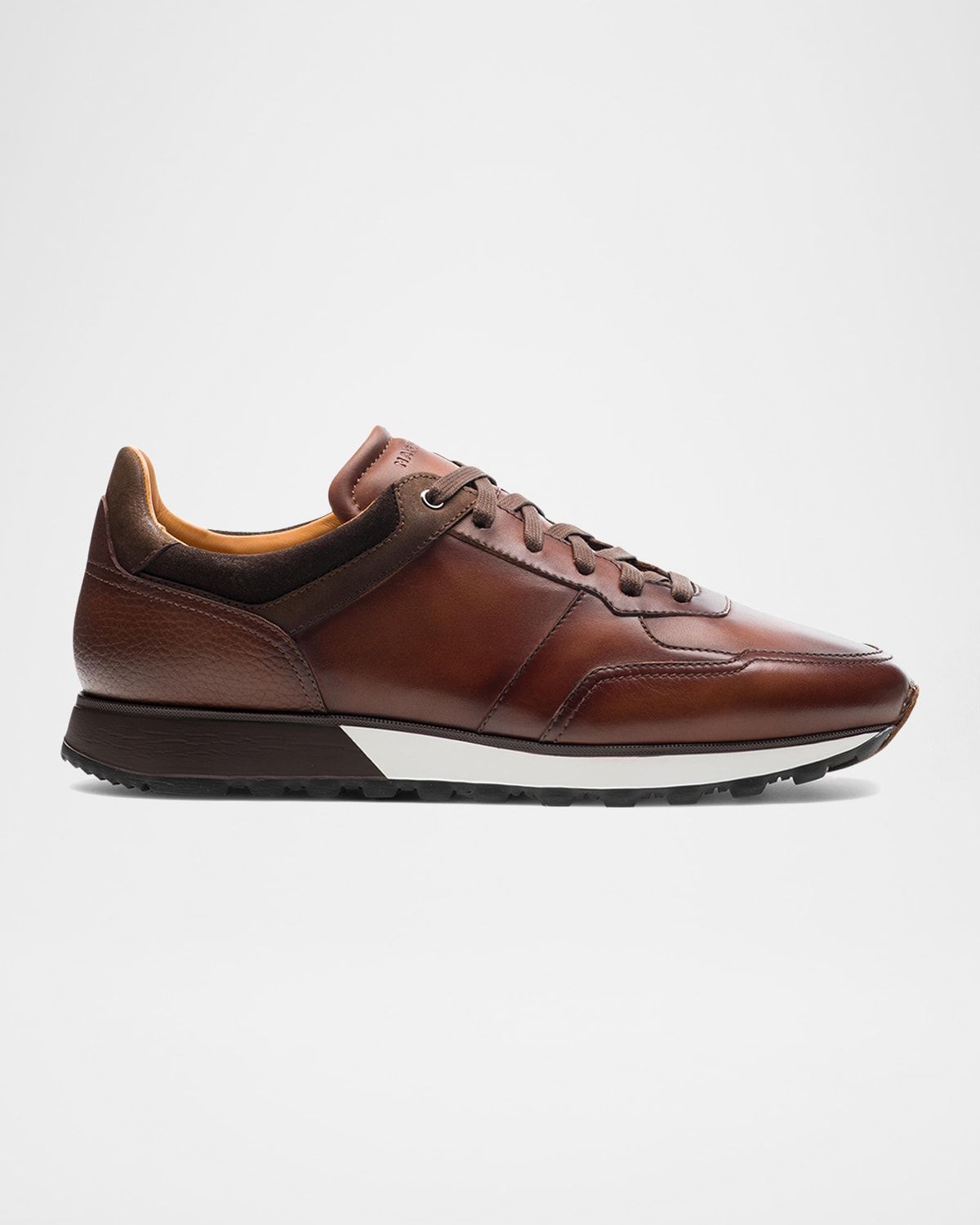 Men & apos;s Arco Mix-Leather Trainer Sneakers