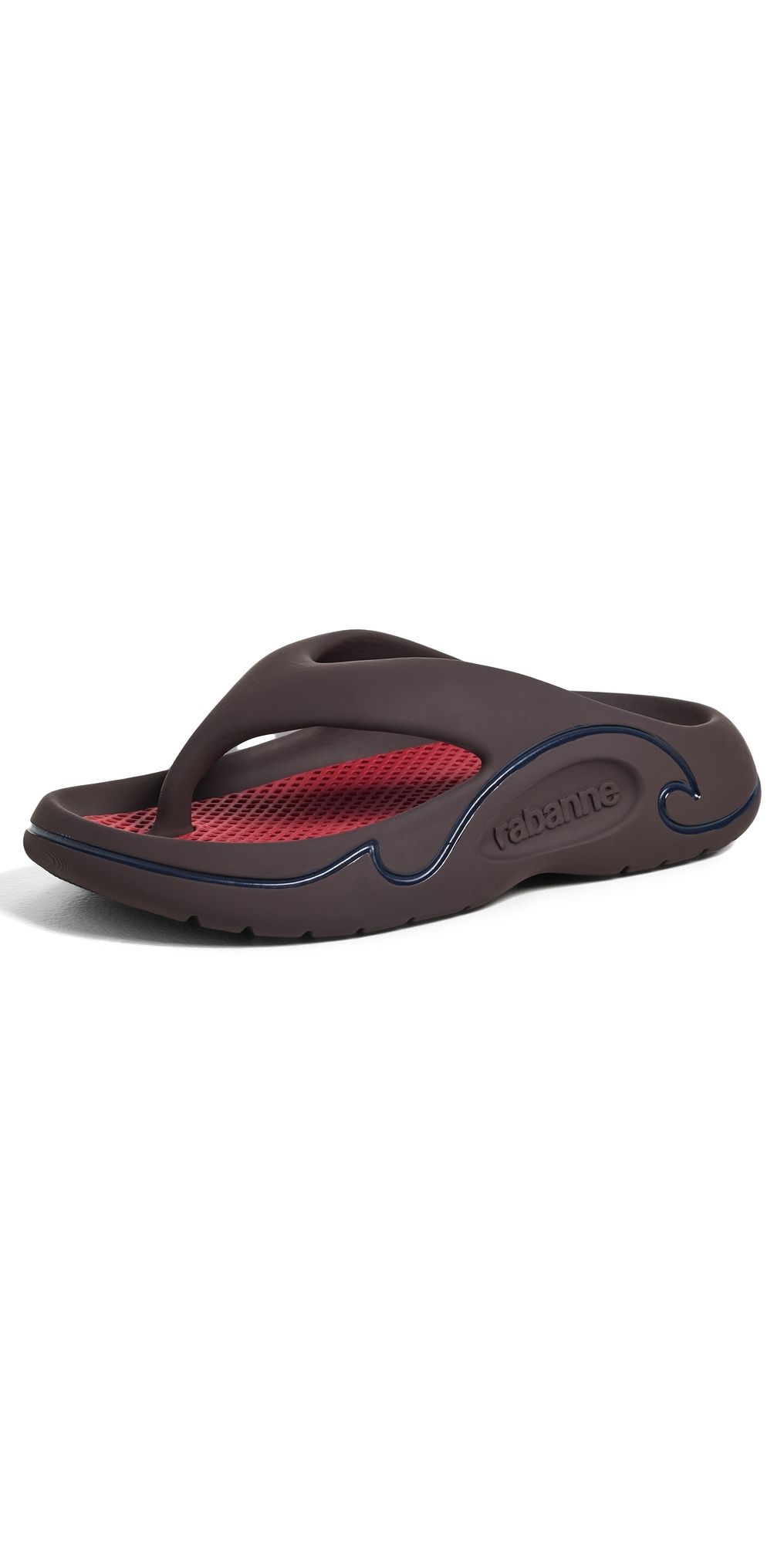 rabanne 3D Flip Flops Prune 37