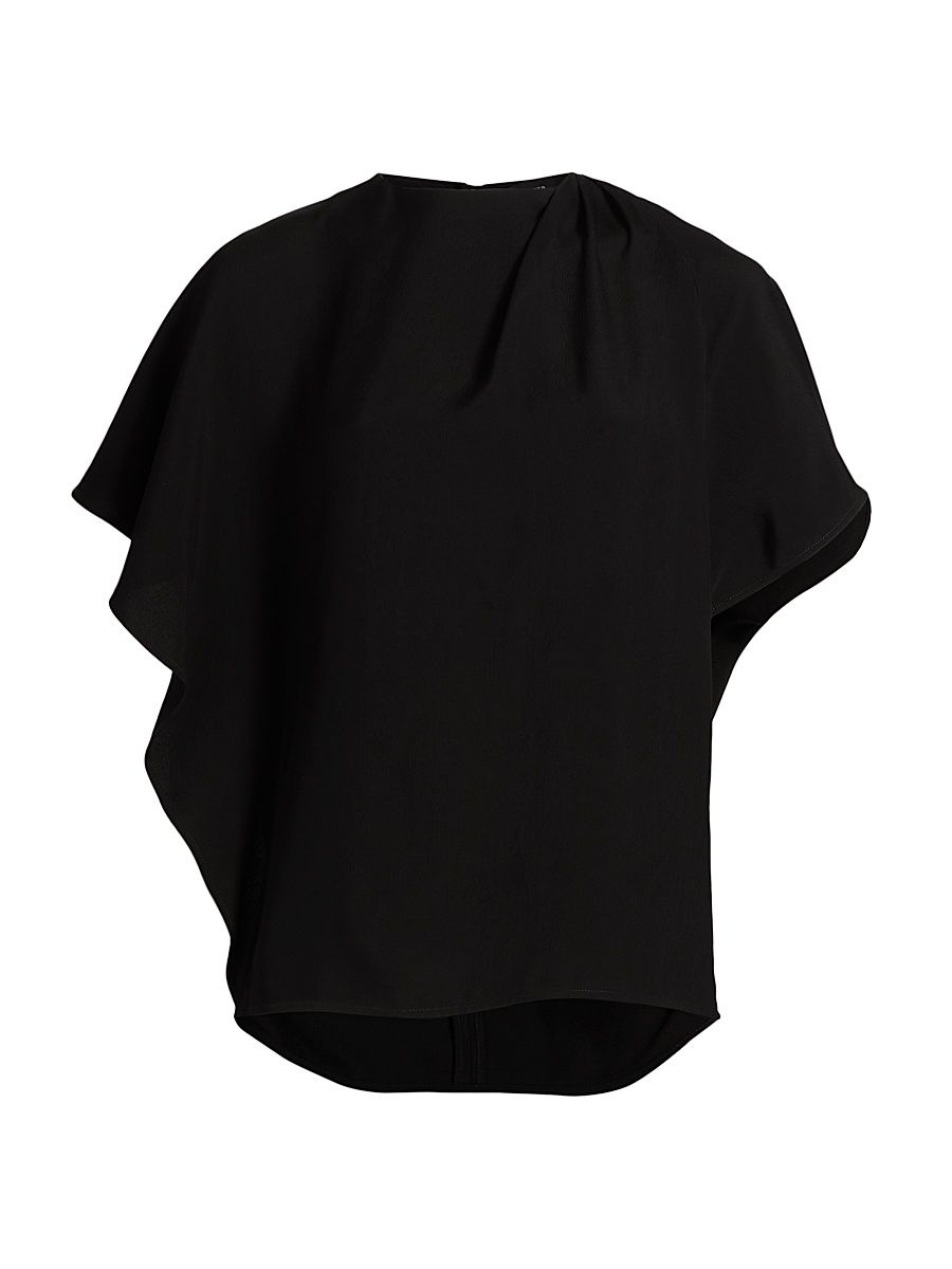 Women's Etta Oversized Layered Top - Black - Size 12