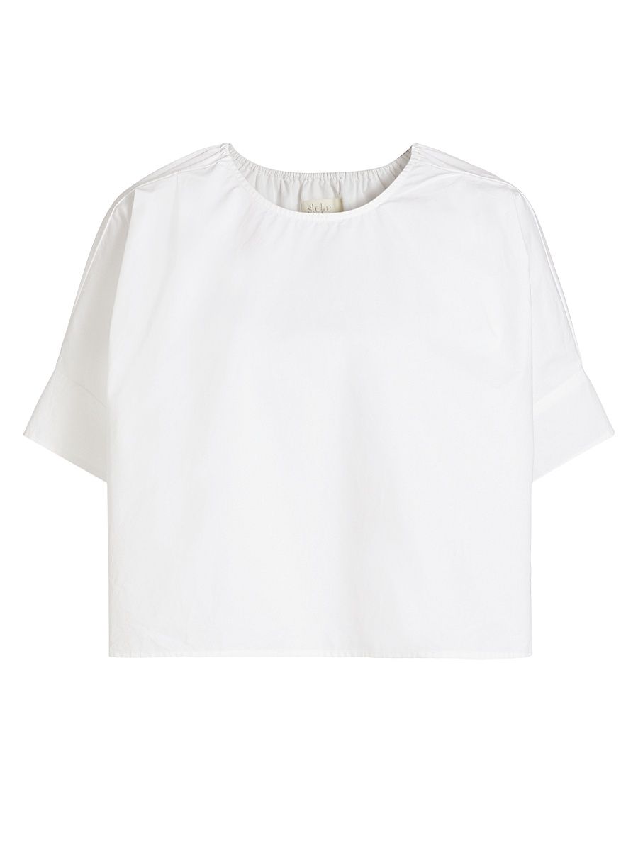 Women's Boxy Cotton T-Shirt - White - Size XS