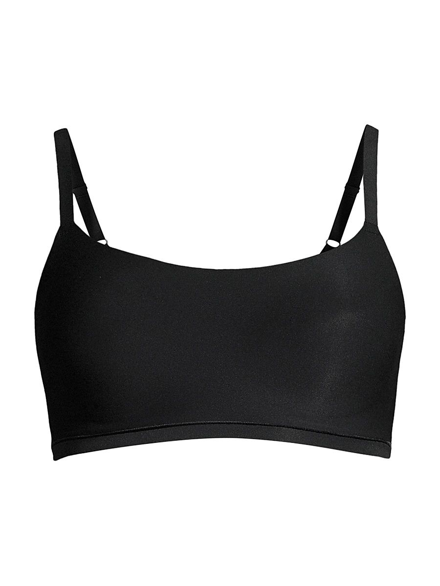 Women's Soft Stretch Bralette - Black - Size Medium