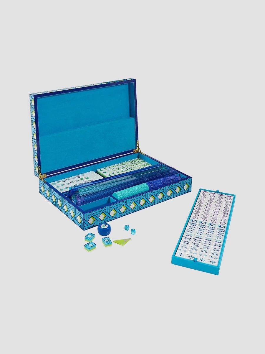 Jonathan Adler Basketweave Mahjong Set - Multi