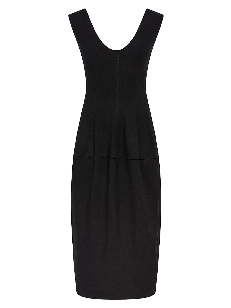 Women's Seamed Dress - Black - Size 10