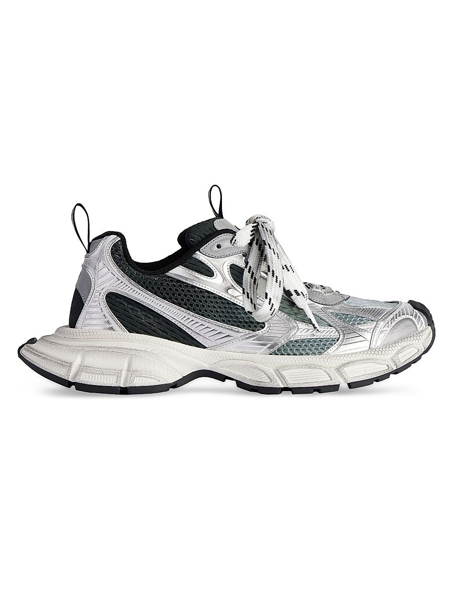 Women's 3XL Gradient Sneakers - Black Grey White - Size 12