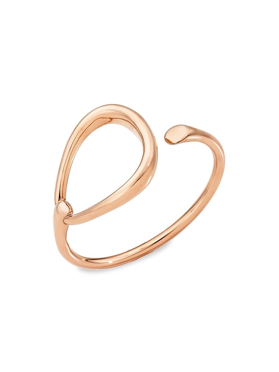 Women's Fantina 18K Rose Gold Cuff Bracelet - Rose Gold - Size Medium