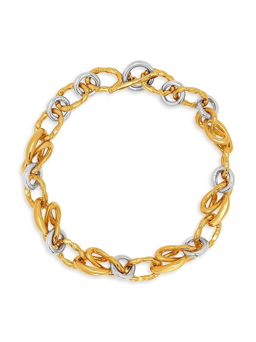 Women's Twisted Knot 24K-Gold-Plated Necklace - Gold