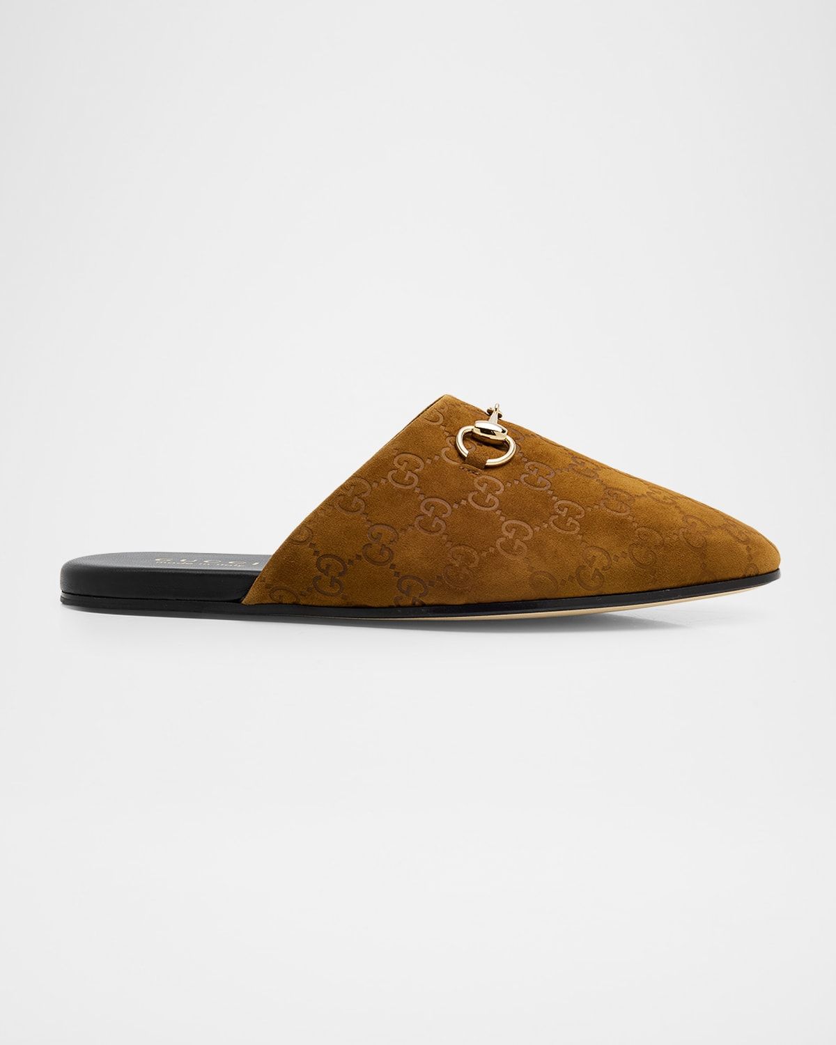 Men & apos;s Lucy GG Suede Horsebit Mules