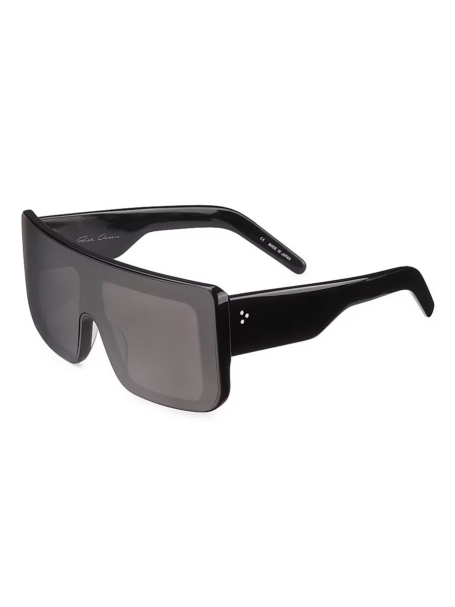 Men's Documenta 60MM Square Sunglasses - Black