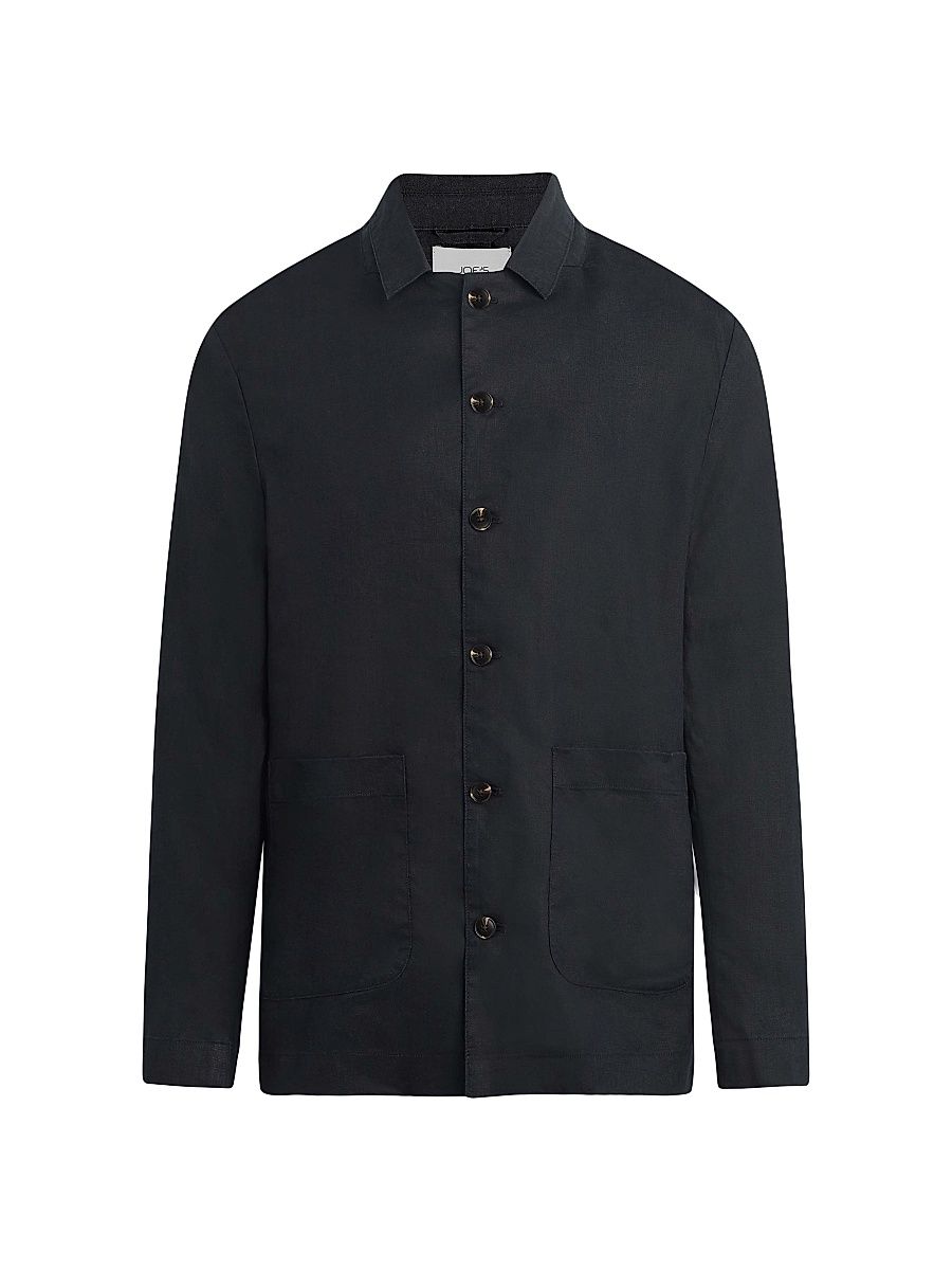 Men's Hemingway Linen Jacket - Black - Size XL