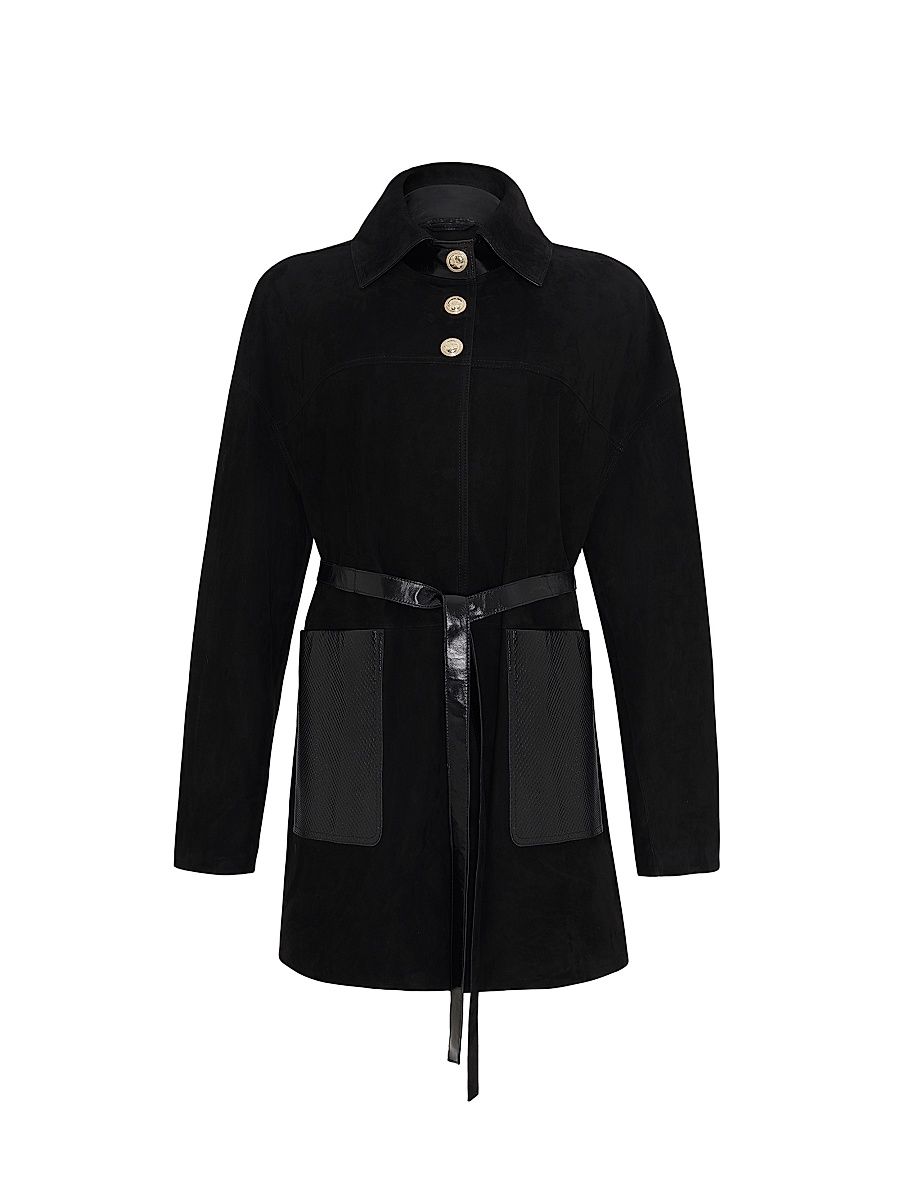 Women's Select Metis Suede Stroller, Belt - Black - Size XL