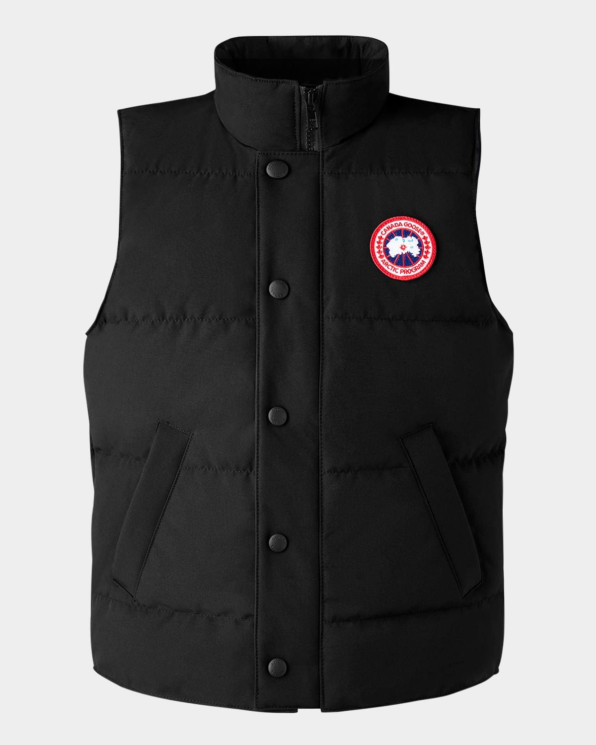 Kid & apos;s Vanier Vest W/ Logo Patch Vest, Size S-L