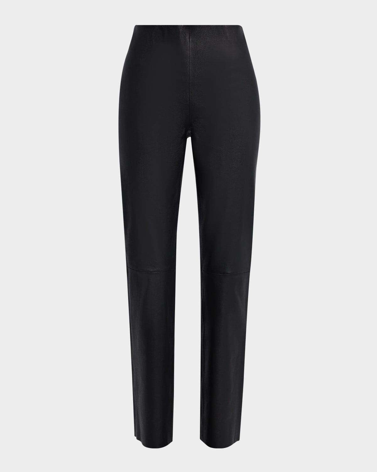 Forentina Slim Lambskin Leather Pants
