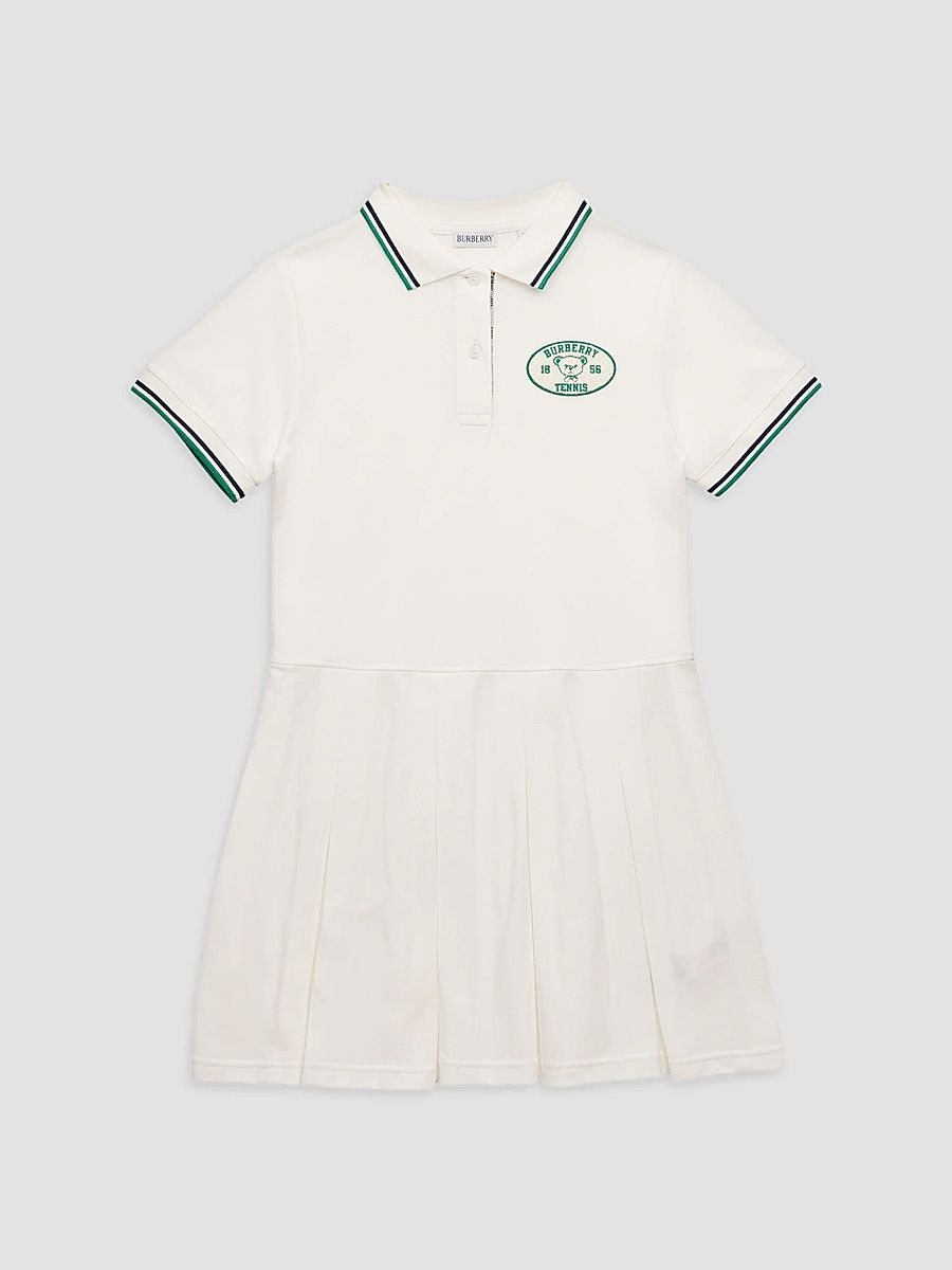 Little Girl's & Girl's Nell Cotton Tennis Dress - White - Size 8