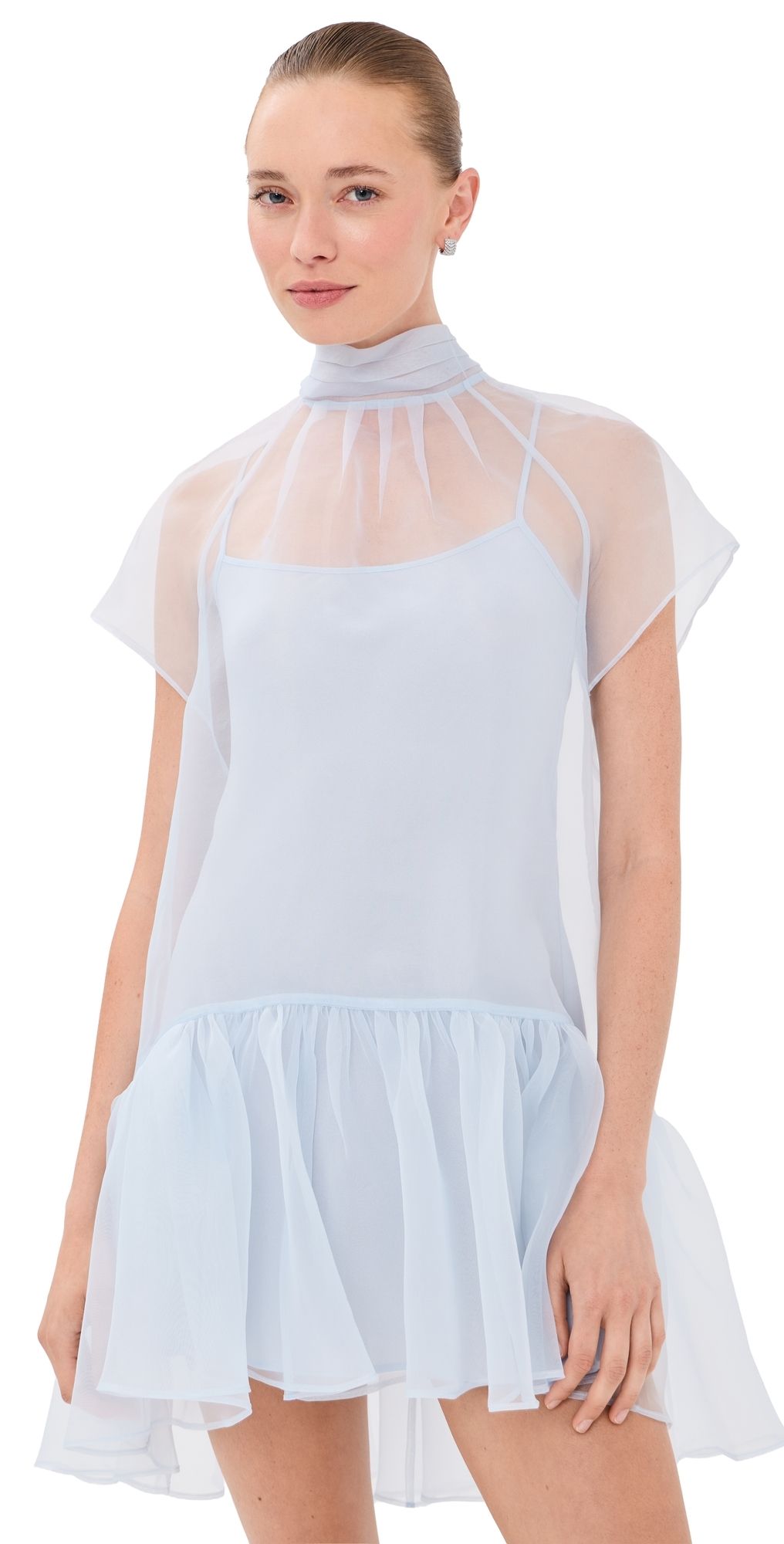 SIMKHAI Beaux Mini Dress PERIWINKLE SKY 00