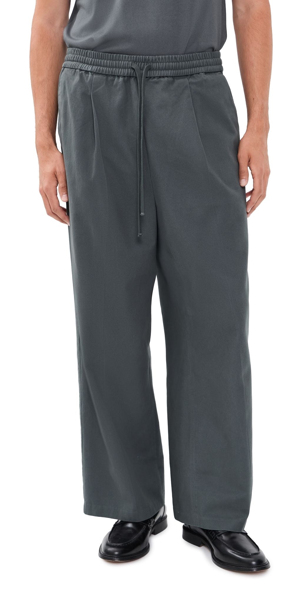 Fear of God Pleat Drawstring Pants Iron Grey S