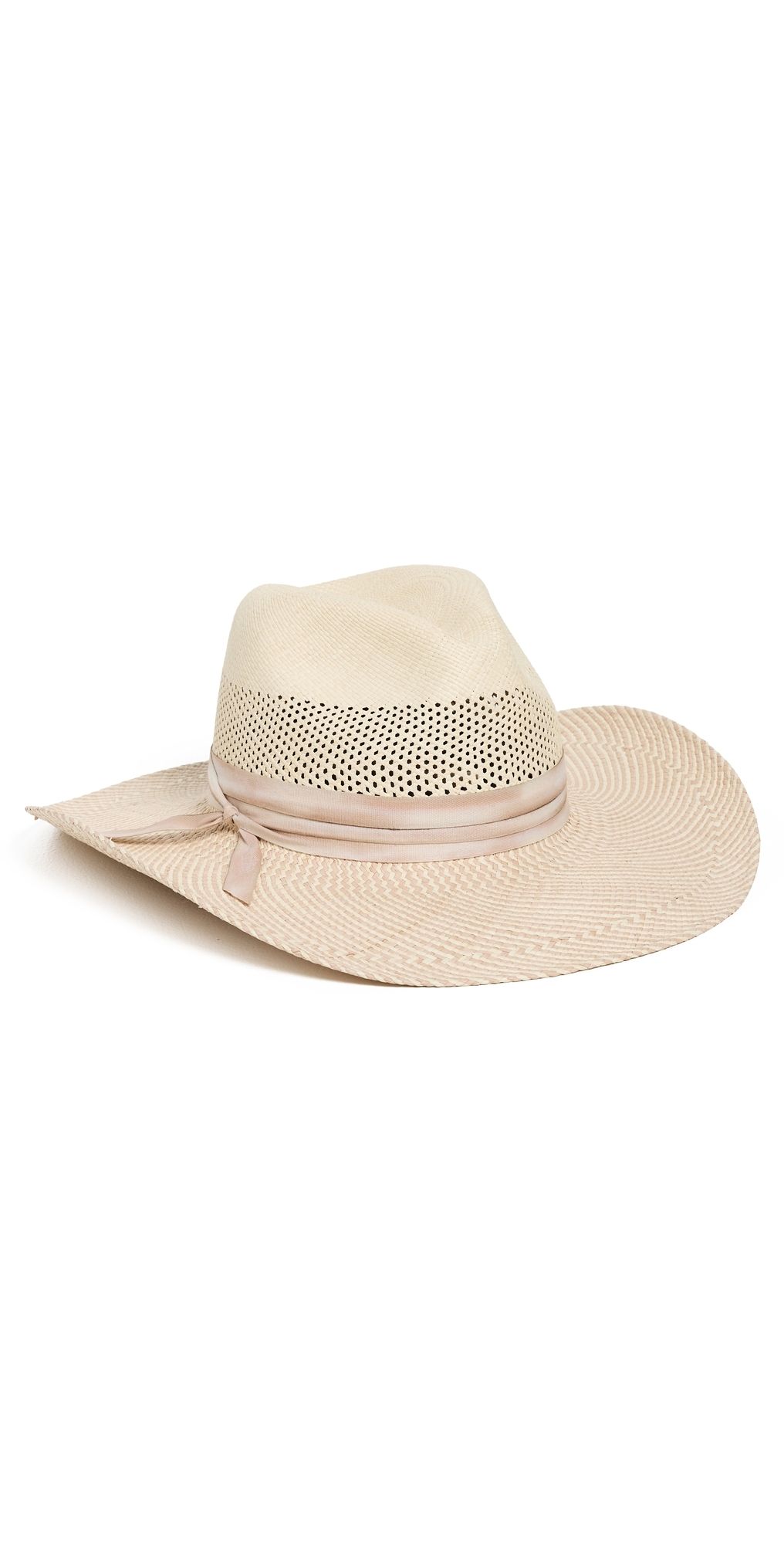 Freya Mesquite Straw Hat Natural/Blush S/M