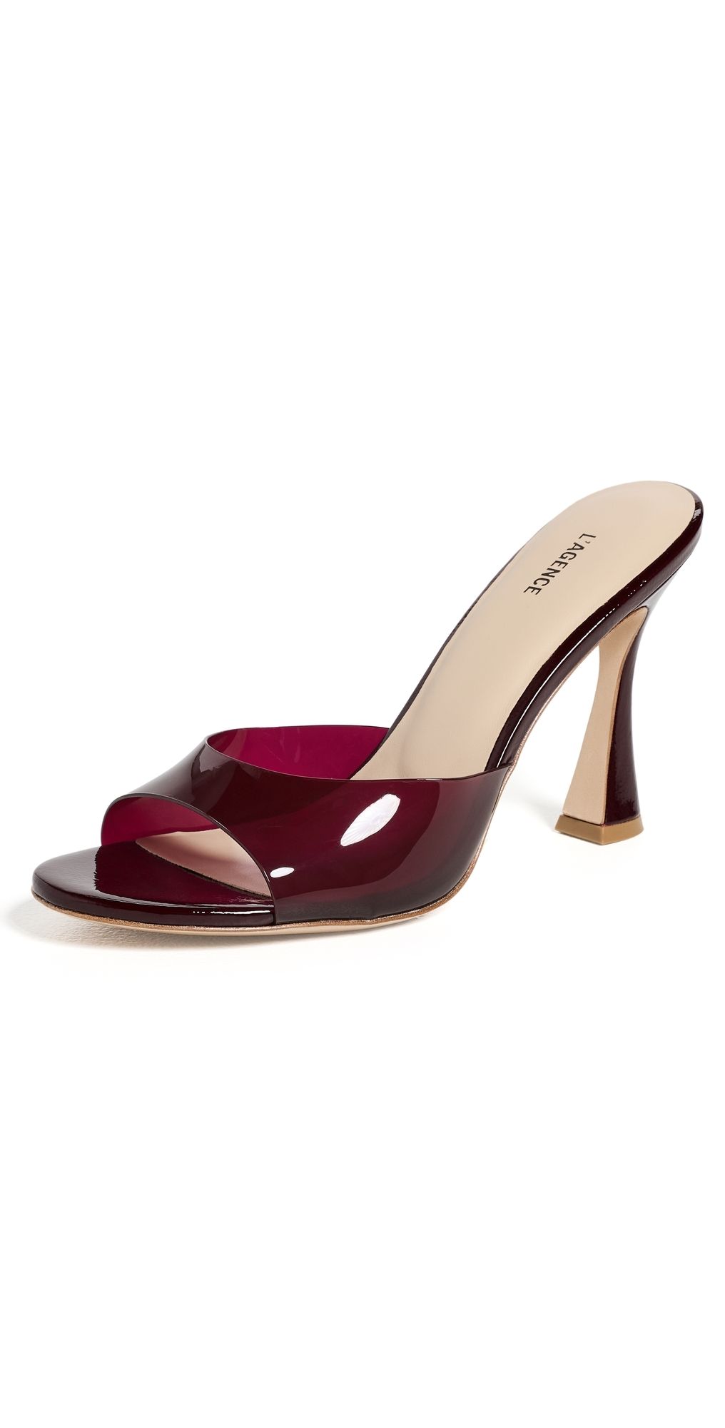 L'AGENCE Avery Shoes Burgundy 8.5