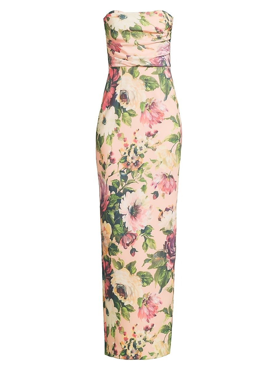 Women's Leonora Floral Gown - Apricot Carnations - Size 14