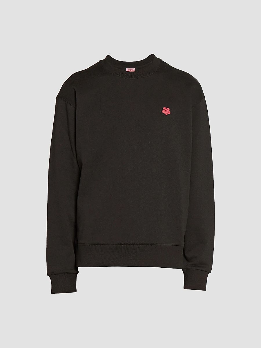 Kenzo Men's Boke Flower Cotton Sweatshirt - Black - Size XL