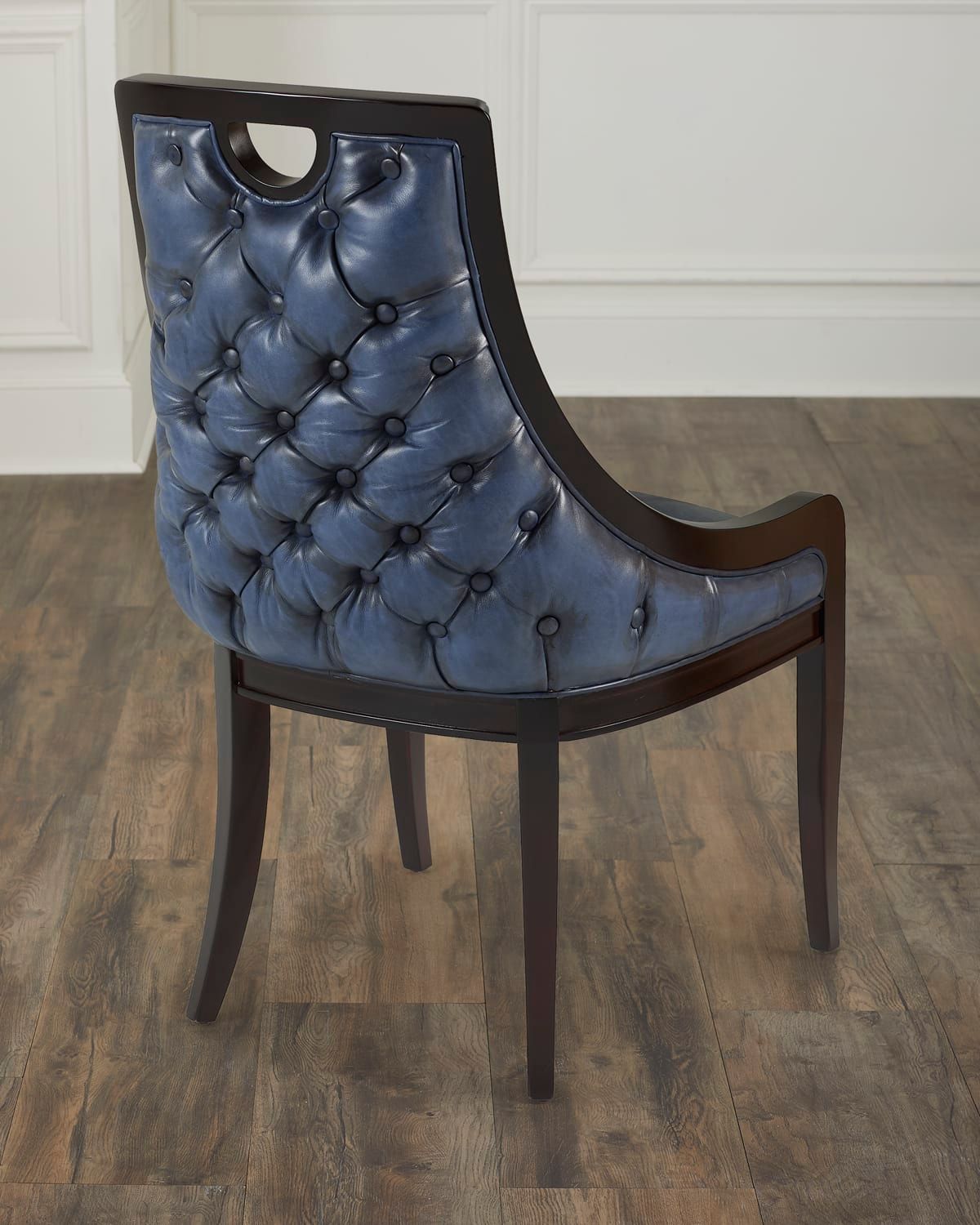 Kellan Leather-Tufted Dining Chair