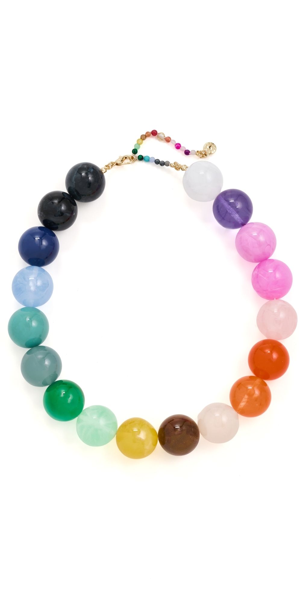 BaubleBar Jane Beaded Necklace Rainbow One Size