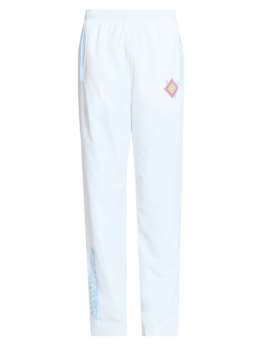 Men's Printed Taffeta Joggers - Poly Taffeta - Size Large