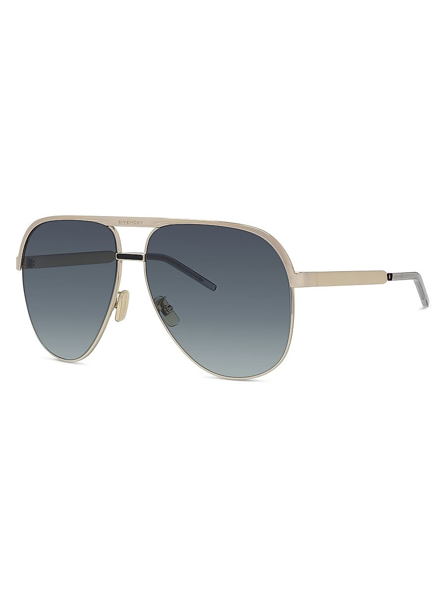 Women's G Ride 62MM Aviator Sunglasses - Gold Grey