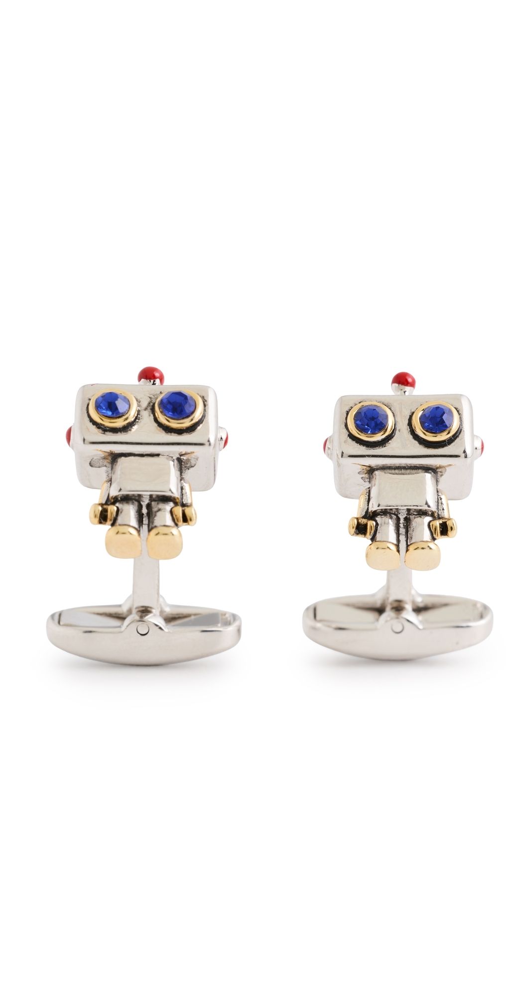 Paul Smith Robot Cufflinks Silver One Size