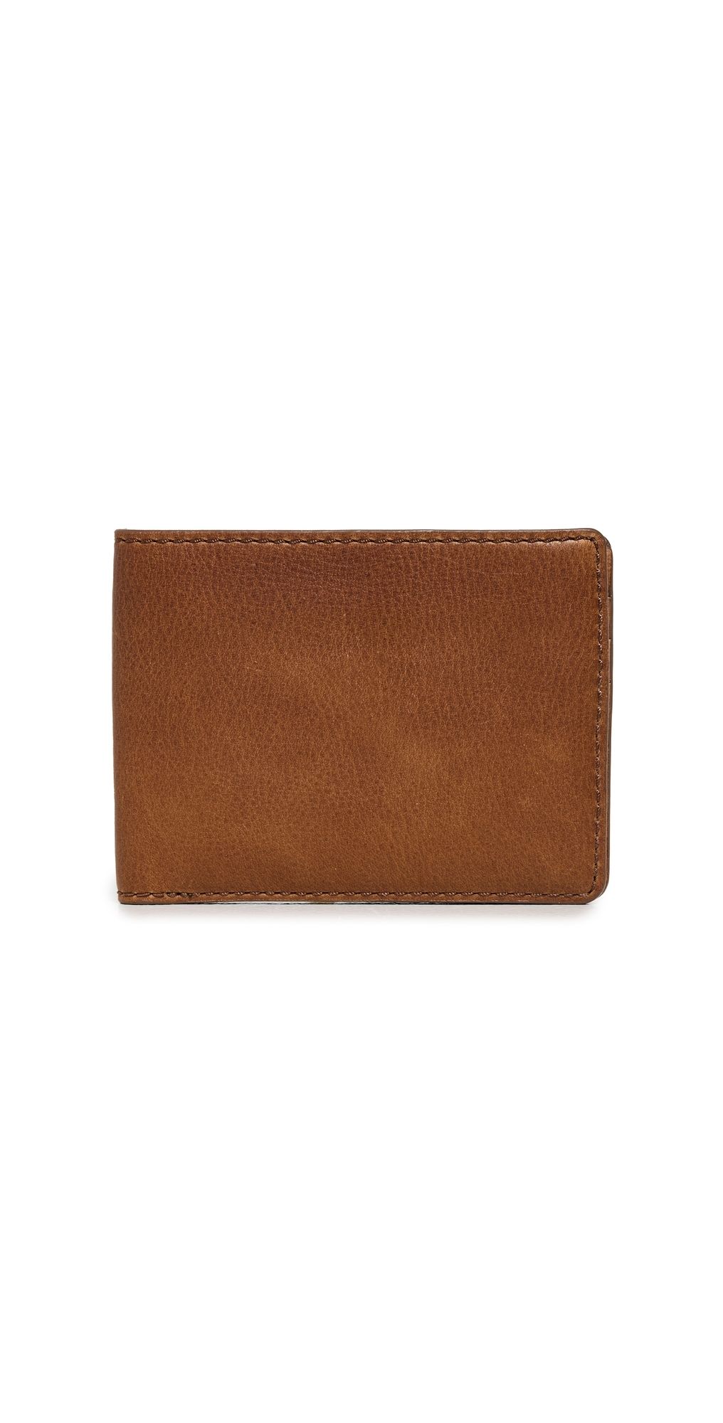 Shinola Leather Bifold Wallet Black One Size