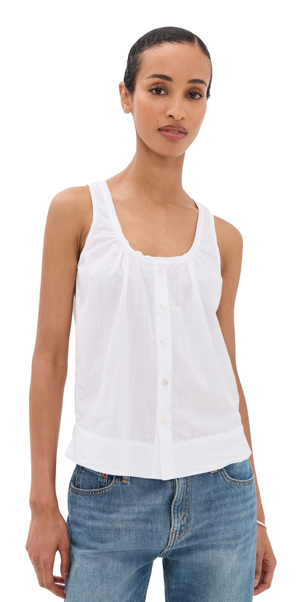 AMO Leni Top White L