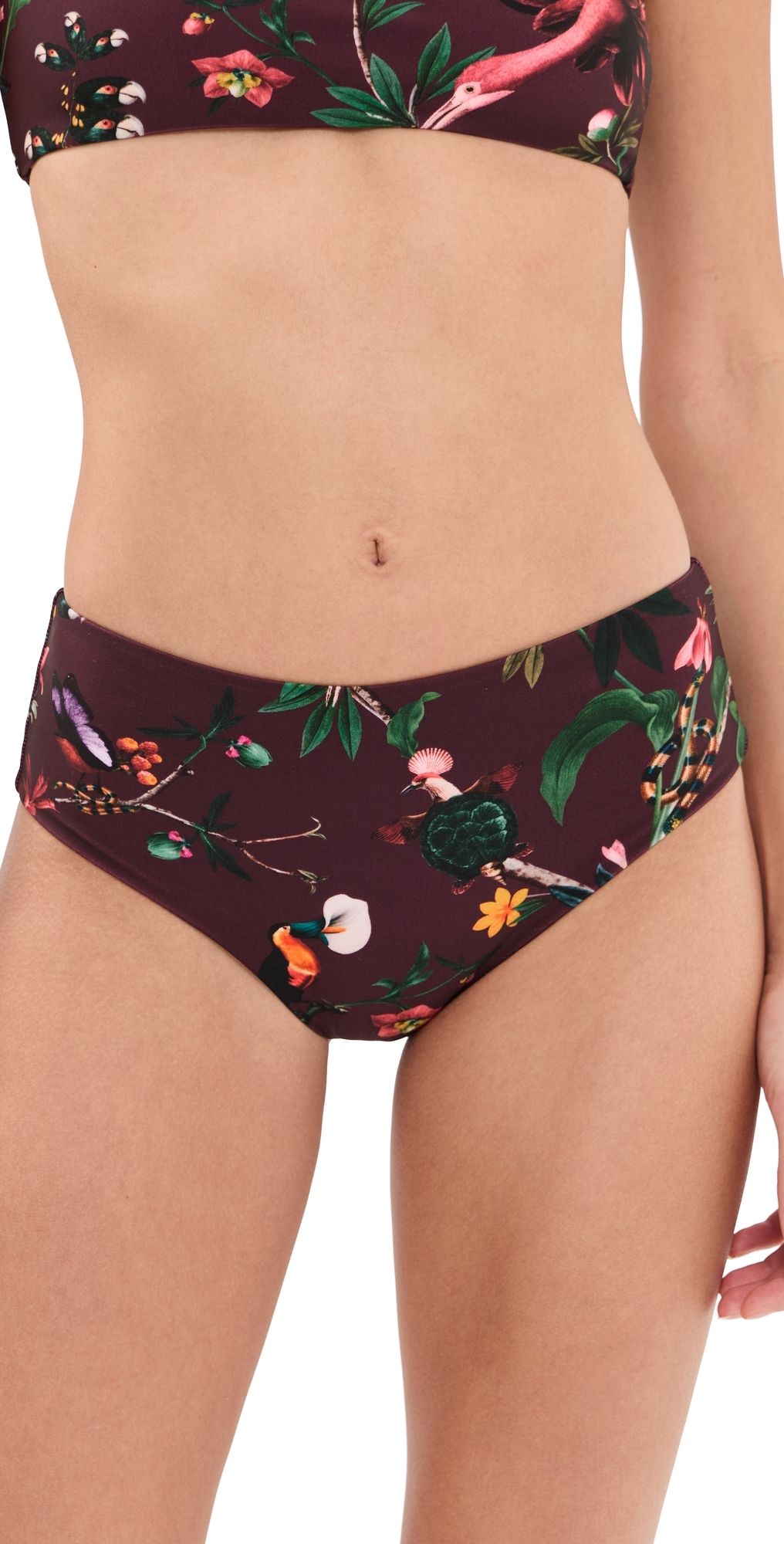 La DoubleJ Boy Brief Bikini Bottoms Zooflora Mini S