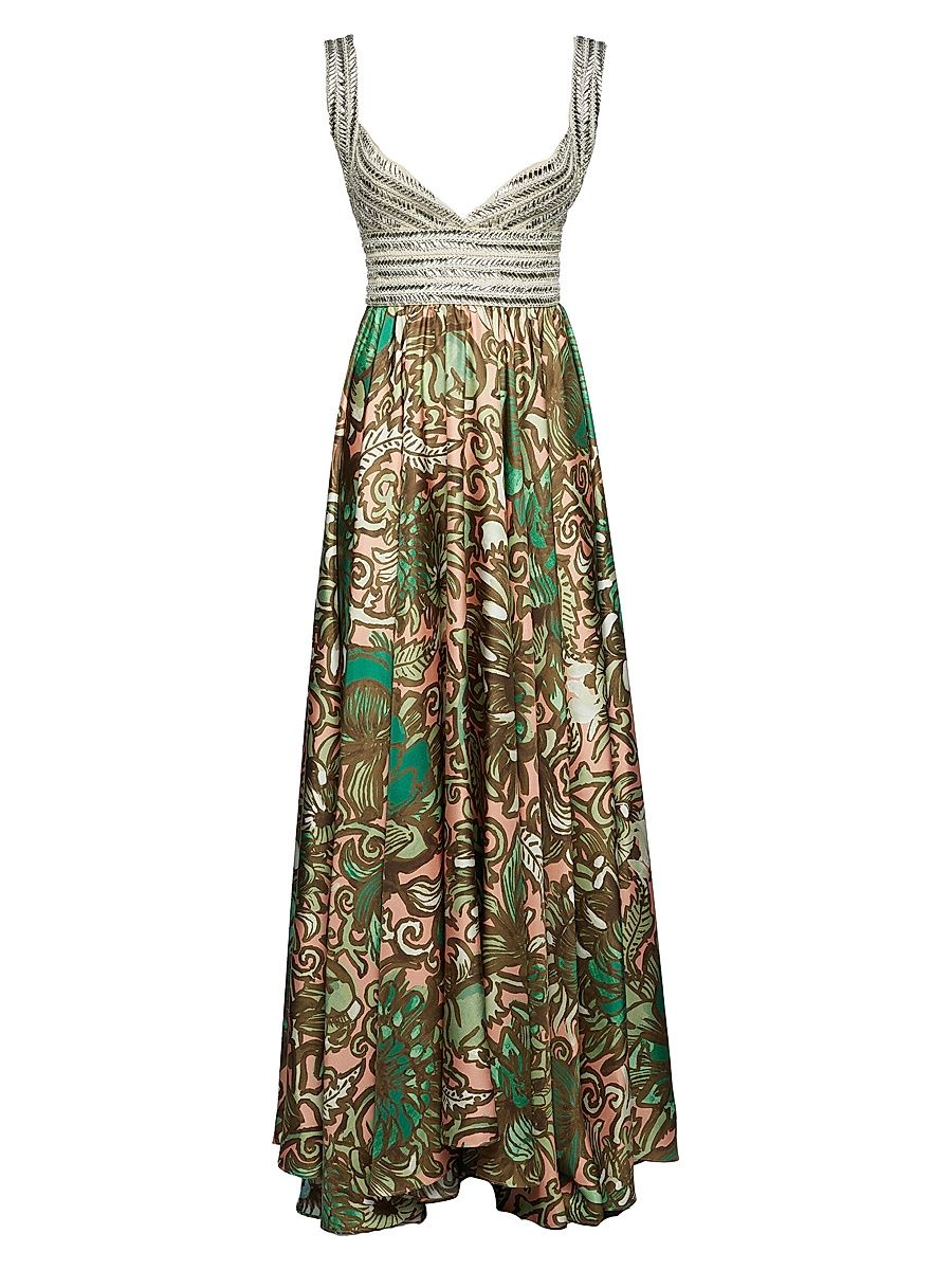 Women's Vavavoom Dress - Anemone Pink Olive - Size Large